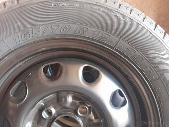 Letní pneu s disky kol 165/70 R13 - 2