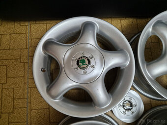 sada 4kusů nových 13" alu disků originál Škoda Felicia - 2