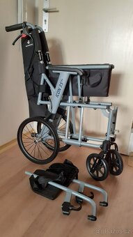NOVÝ odlehčený transportní invalidní vozík ICON 35 BX - 2