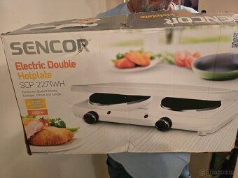 Dvouplotýnkový elektrický vařič s víkem - 2