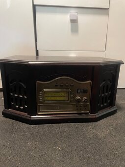 Gramofon v retrostylu s CD a rádiem - 2