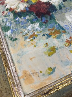 Josef Konečný – Kytice ve váze | Olej na plátně | SVU Praha - 2