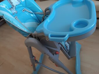 Jídelní dětská židle PEPE modrá - 2