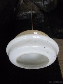 Retro starožitný lustr bílý - Brusel - 2