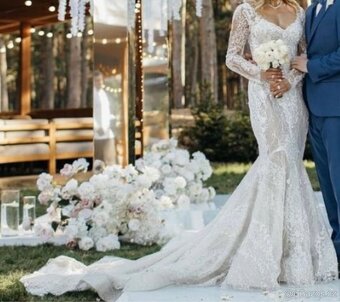 Luxusní Svatební šaty WONA “Luisa” velikost S - 2