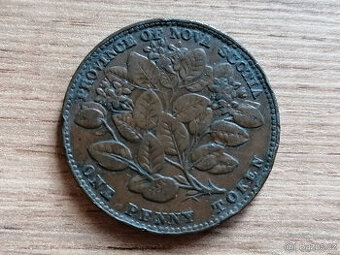 1 Penny token 1856 Nova Scotia mince Kanada Severní Amerika - 2