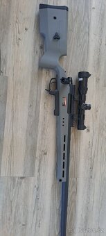 Prodávám pušku TAC-41 airsoft s vybavením a puškohledem - 2