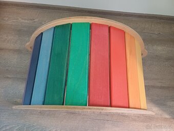Duhová houpačka Montessori - 2