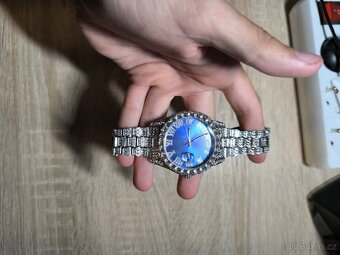 Luxusní stříbrné Quartz hodinky - 2