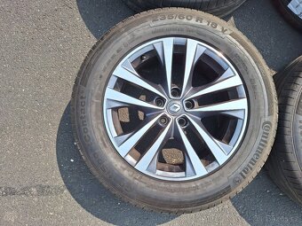 Alu Renault Argonaute 18" 5x114,3 + letní pneu Continental - 2