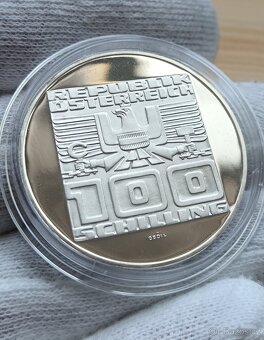 1975 100 Schilling Proof provedení.. - 2