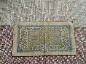 Bankovka 20 korun Československých - 2
