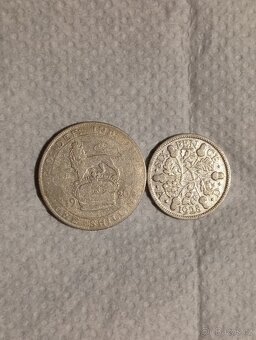 🔵 STŘÍBRNÉ MINCE BRITÁNIE 🔵 - 2