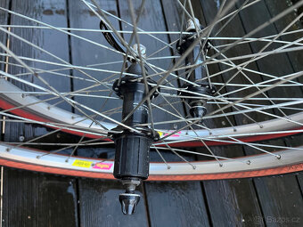 Zapletená kola Shimano LX / Rigida Laser 42 / IRC Mythos - 2