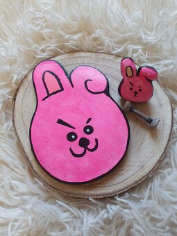 Kpop BTS podtácky BT21 (+ mini figurky) - 2