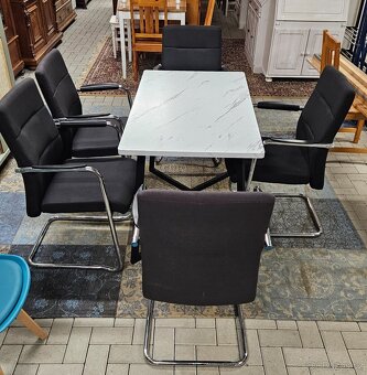 Stůl  + 5 x židle - 2