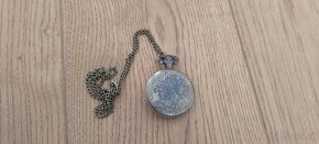 Kapesní hodinky s motivem motorky s řetízkem - 2