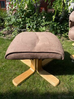 relaxační křeslo s podnožkou - 2