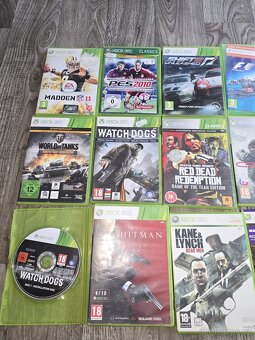 Prodám hry na xbox 360 plně funkční   Pes 2010 - 120 kč  Kin - 2