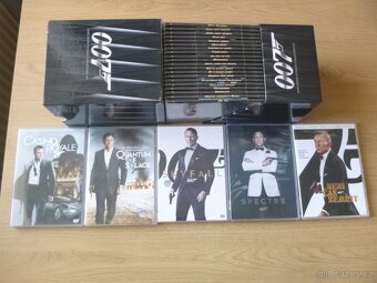 zcela kompletni JAMES BOND 1-25 na dvd, CZ DABING - 2