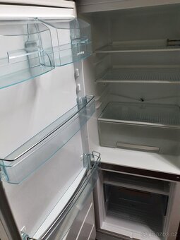 nerez úsporná lednice lednička – chladnička s mrazákem - 2