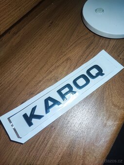 Černý nápis na Škoda Karoq - 2