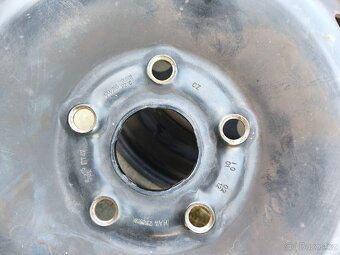 Plechové disky r15 6J/15 ET47 Škoda Seat Audi - 2