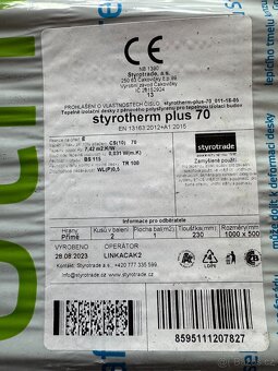 Fasádní šedý polystyrén EPS 70 tl. 230mm STYROTHERM - 2