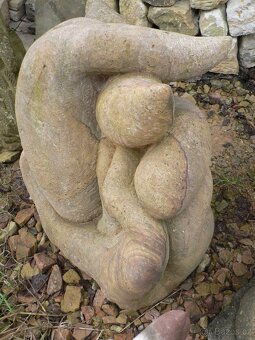 Zahradní socha - plameny - 2