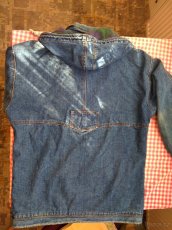 Riflová bunda s kapucí - 2