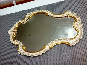 Prodám krásné staré závěsné zlacené zrcadlo - 2