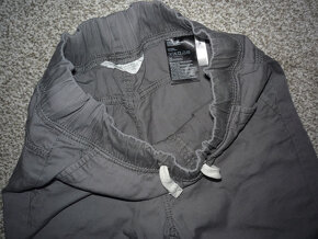 Plátěné kalhoty v pase do gumy vel 140 H&M - 2