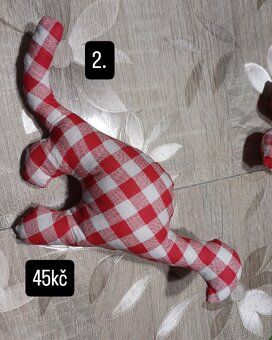 Dekorace Zvířata ručně šitý - 2