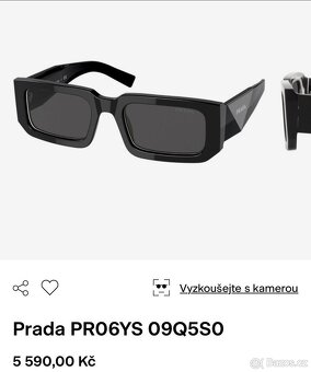 Originální sluneční brýle Prada PR06YS - super stav, sleva - 2