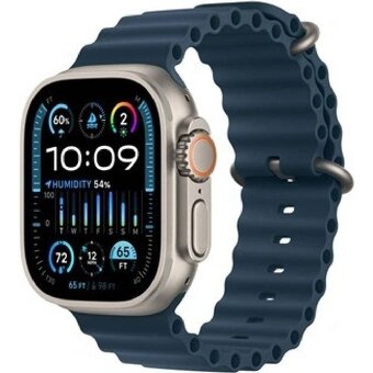 Apple Watch Ocean Band – Blue (49 mm, One Size) - 2
