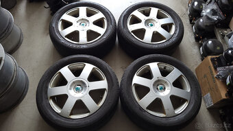 Orig. letní ALU kola 16" 5x112 ET50 Škoda Octavia 2 - ČTĚTE - 2