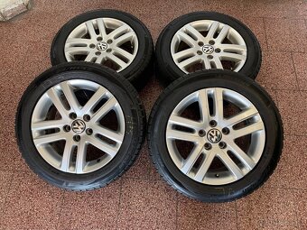 Originál Volkswagen ALU kola 5x112 r16 zimní pneu 5,5mm - 2