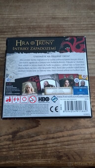 Hra o Trůny - Intriky Západozemí - kartová hra - 2