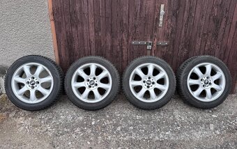 Zimní sada Mini 16" 4X100 6.5J ET48 PNEU 195/55 R16 zánovní - 2