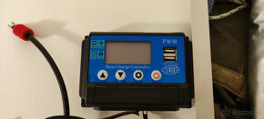 Solární panel 40W s PWM nabíjecím modulem pro 12V baterie - 2
