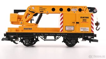 LGB 4042 jeřáb MATRA - zahradní železnice - 2