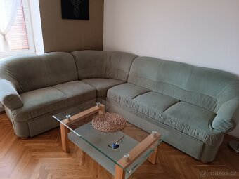 Rozkládací rohová sedačka -levý roh - 2