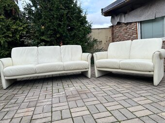 Kožená sedací souprava Elastoform® 3+2 VÝBORNÝ STAV - 2