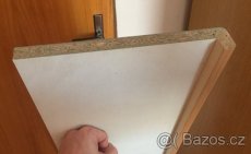 Nový dřevěný vnitřní parapet světle hnědý/Atyp 141x25 cm - 2