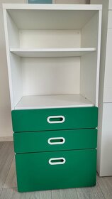 Ikea dětská skříň a knihovna/šuplíky - zelená - 2