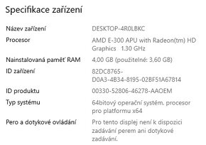 ▼HP Presario CQ57 - 15,6" / AMD E-300 / 4GB / ZÁR▼ - 2