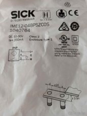 Indukční senzor Sick IME12-04BPSZCOS - 2