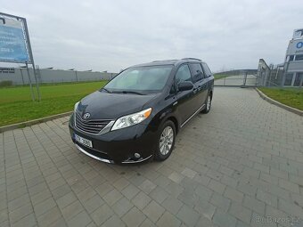 TOYOTA SIENNA XLE 3,5 V6 AWD  2015 NOVÝ MODEL 7 míst LPG - 2