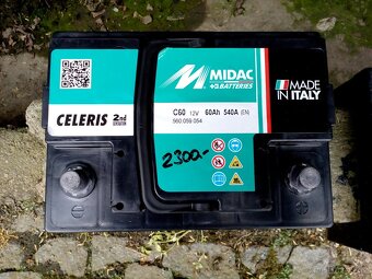autobaterie 60Ah Midac - 2