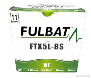 Nový nepoužitý bezúdržbový akumulátor FTX5L-BS 12V 4Ah - 2
